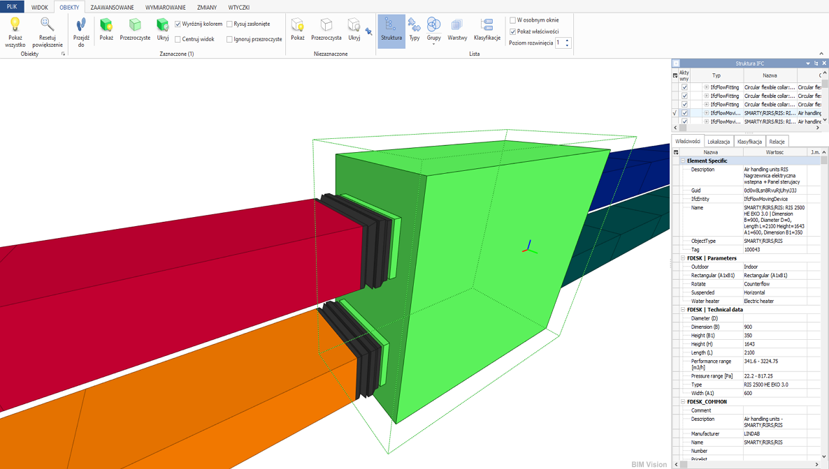 Centrala rekuperacyjna eksport ifc